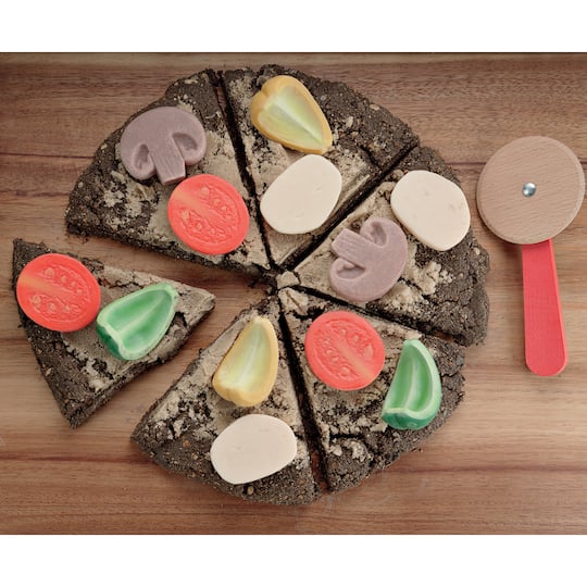 Yellow Door 2" Pizza Toppings Sensory Play Stones Set